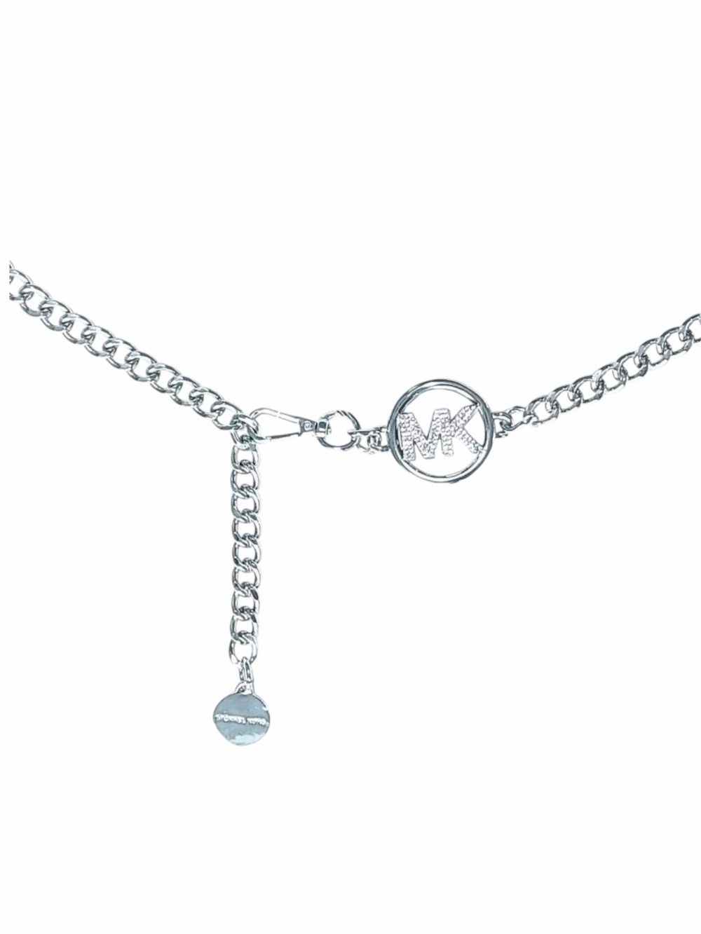 Michael Kors silver crystal Chain Belt S/M NWT